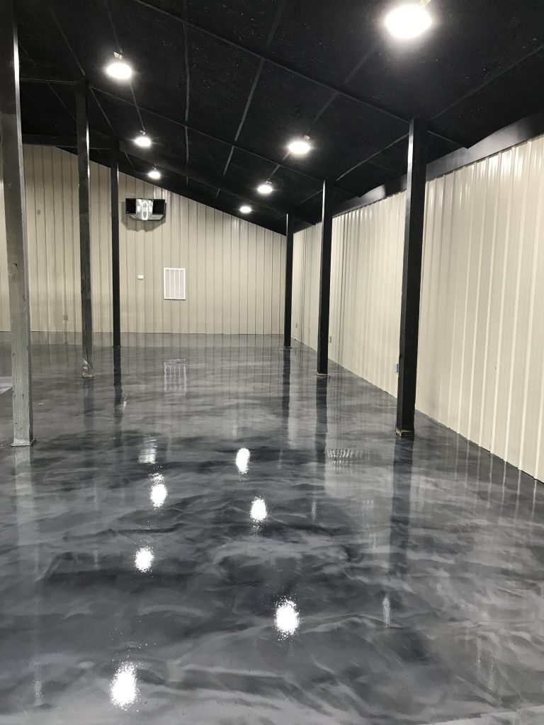 Metallic Decorative Polyaspartic Resinous Floor Coating